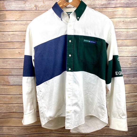 Cowboy Equipment Other - Cowboy Equipment Vintage Button Shirt Color Block